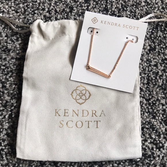 Kendra Scott Rose Gold Elliot Necklace - Picture 1 of 6
